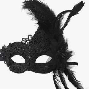 Masquerade Mask for Women Black